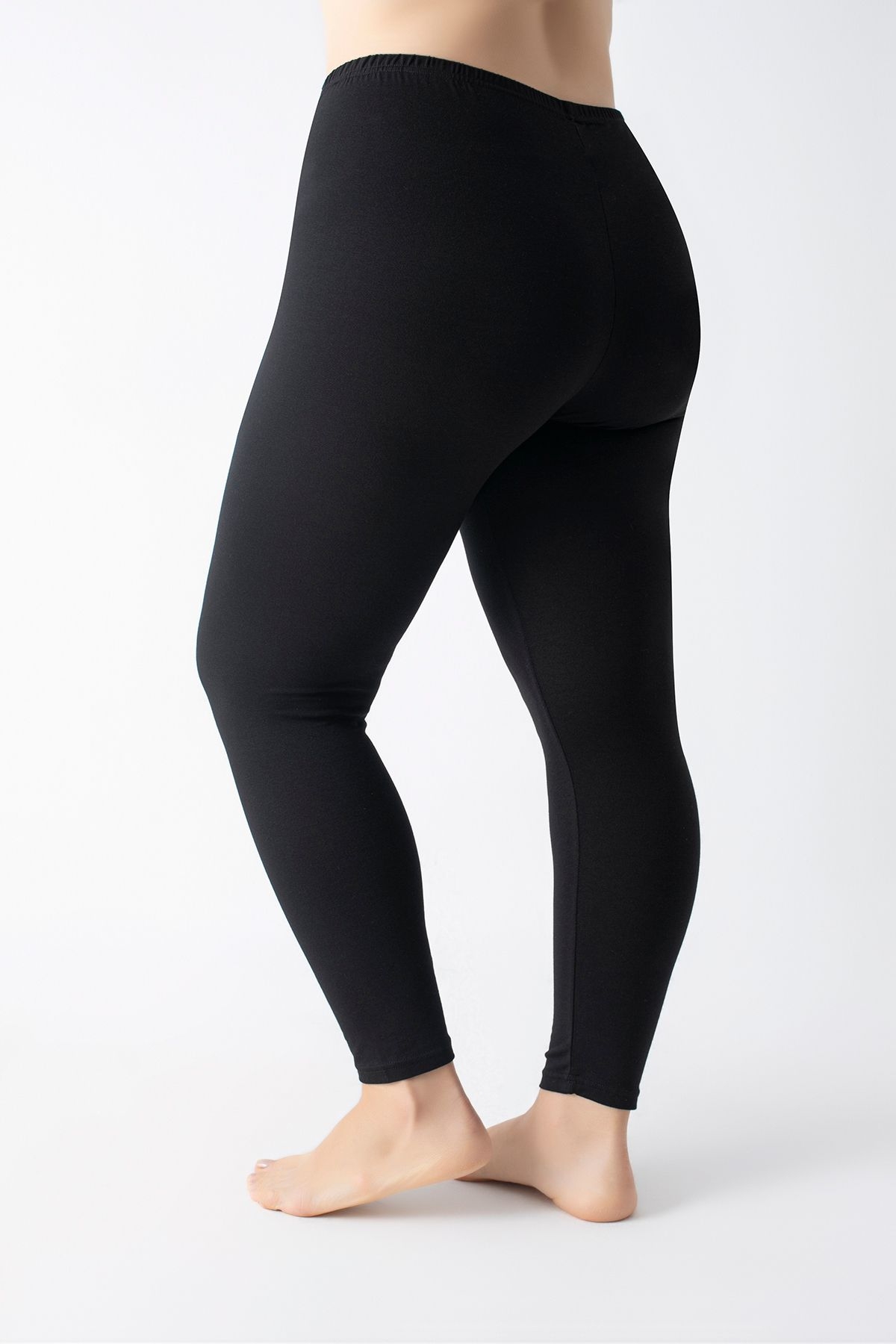 Yüksek Bel Modal Kadın Tayt Confeo 801-507 - Siyah