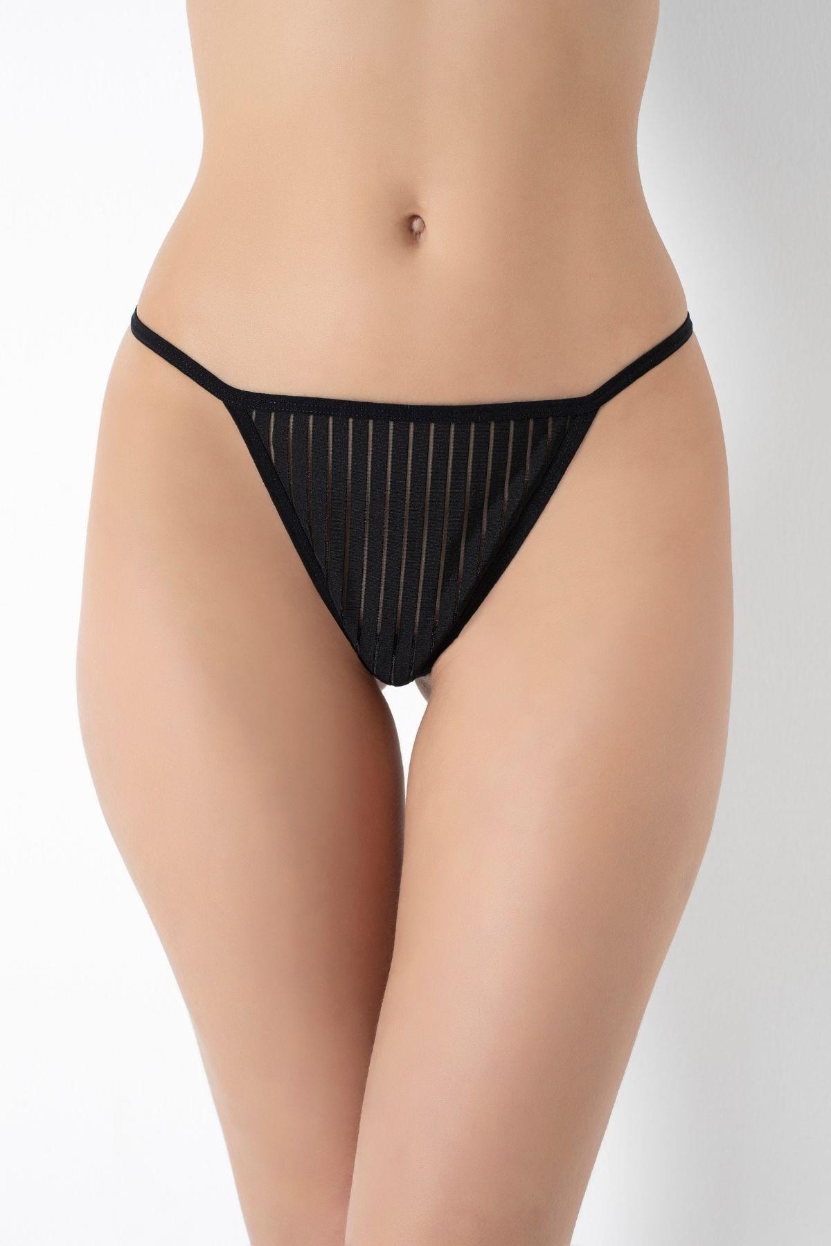 G-Box Yüksek Bel Esnek Kadın String Külot G-Box 933