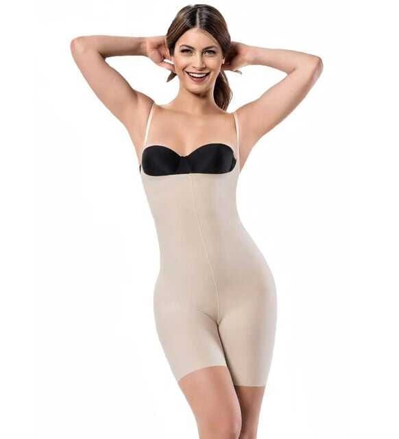 Tam Boy Lazer Kesim Korse Bel ve Karın Destekli Form Angel 3010 - Ten