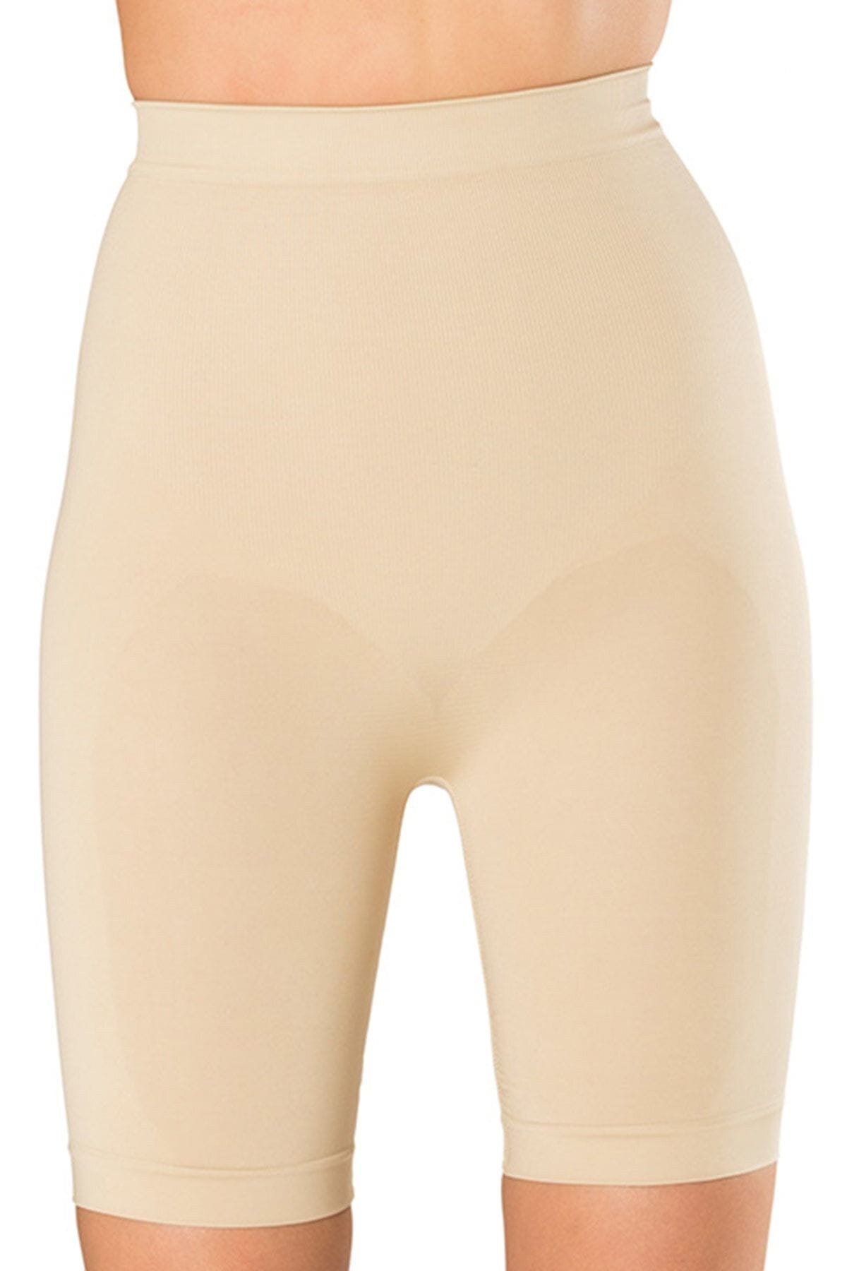 Yüksek Bel Dikişsiz Korse Kadın FormActive 1010 - Ten