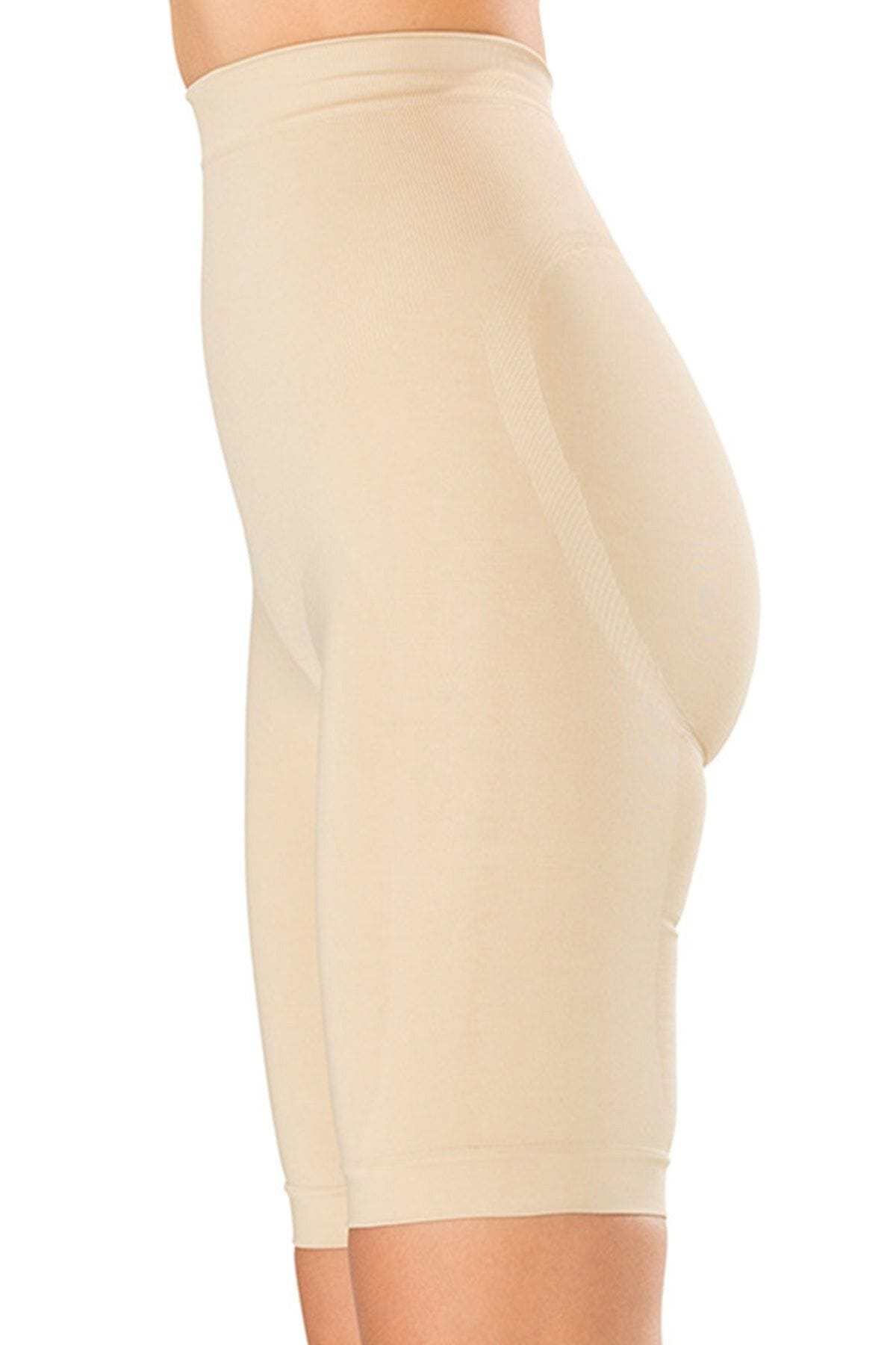 Yüksek Bel Dikişsiz Korse Kadın FormActive 1010 - Ten