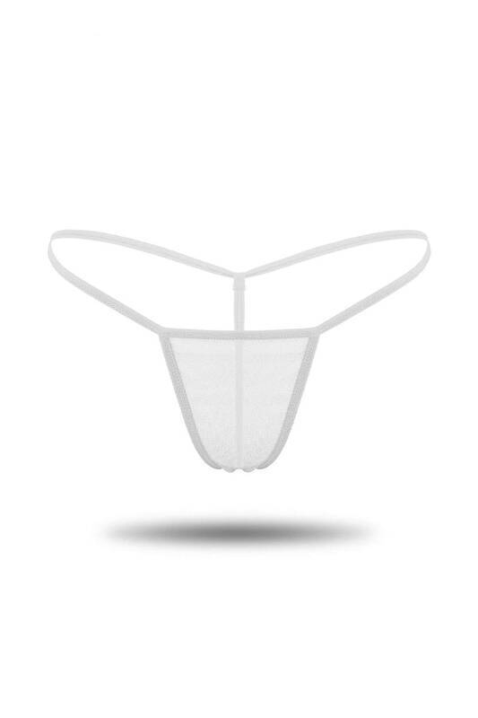 Tül Şeffaf Tek Parça Fantezi Body Venlisa 6600 - Beyaz