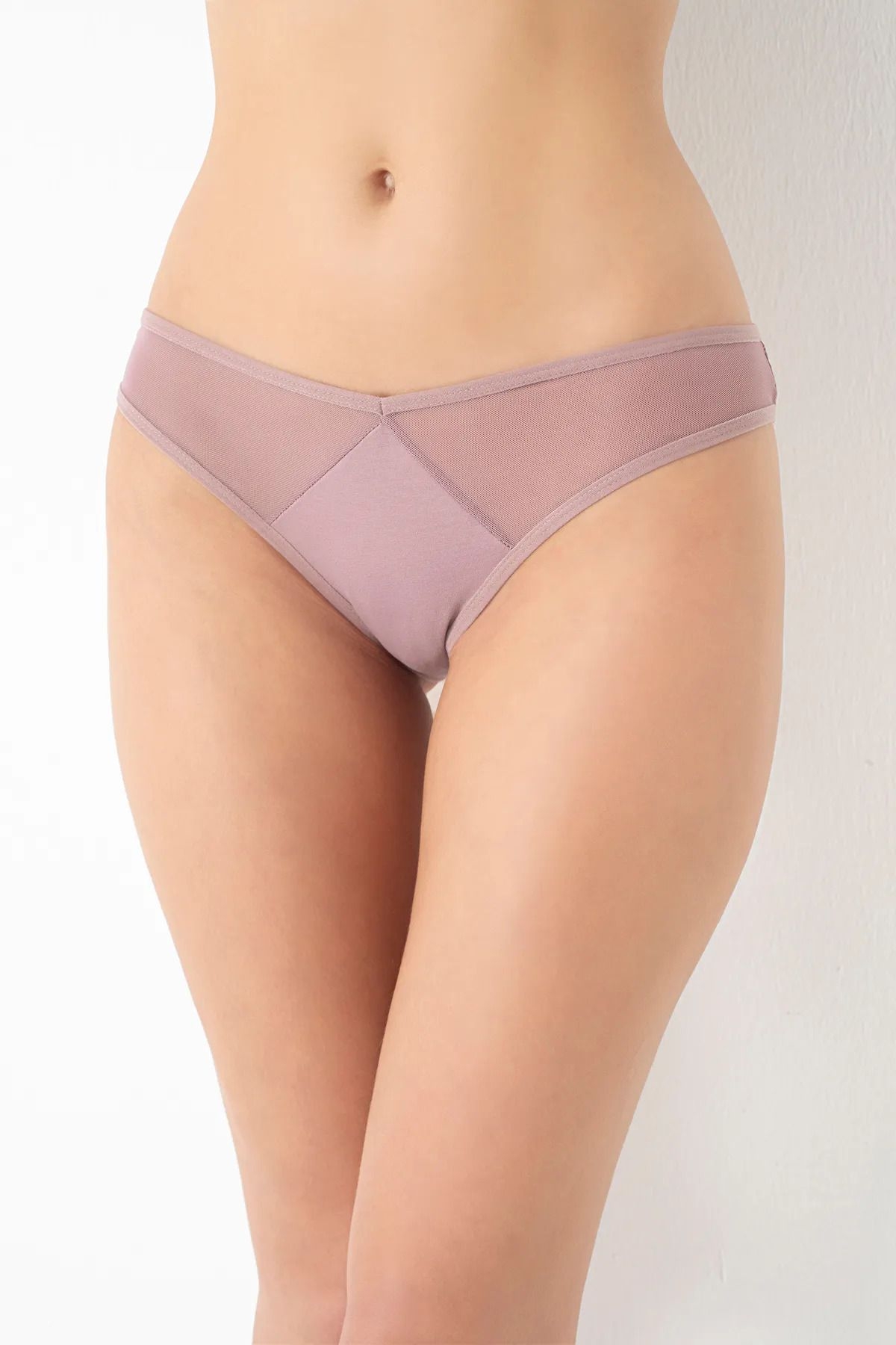 Yüksek Bel Tüllü Bikini Külot 4'lü Confeo 804 - Görsel