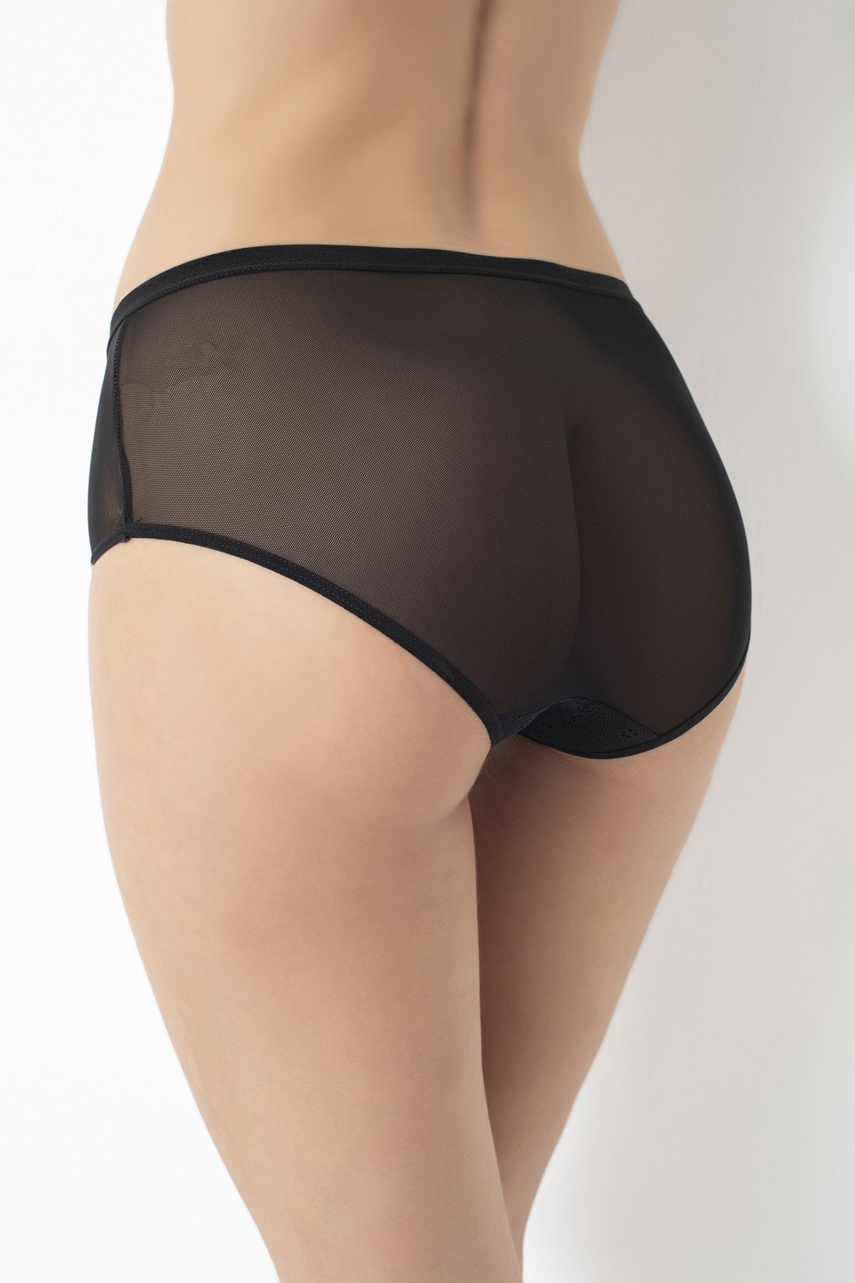 Confeo Yüksek Bel Tüllü Bato Kadın Külot Confeo 804 - Görsel 4