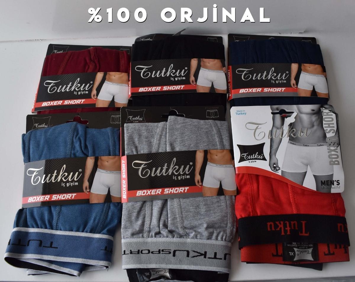 Pamuk-Modal Karışım Elestan Spor Boxer Tutku 0400 - Havaci Mavi