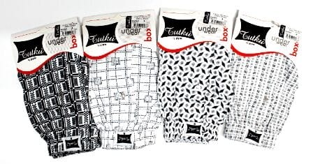 Desenli Esnek Bel Boxer Tutku 0116 - Krş (renk)