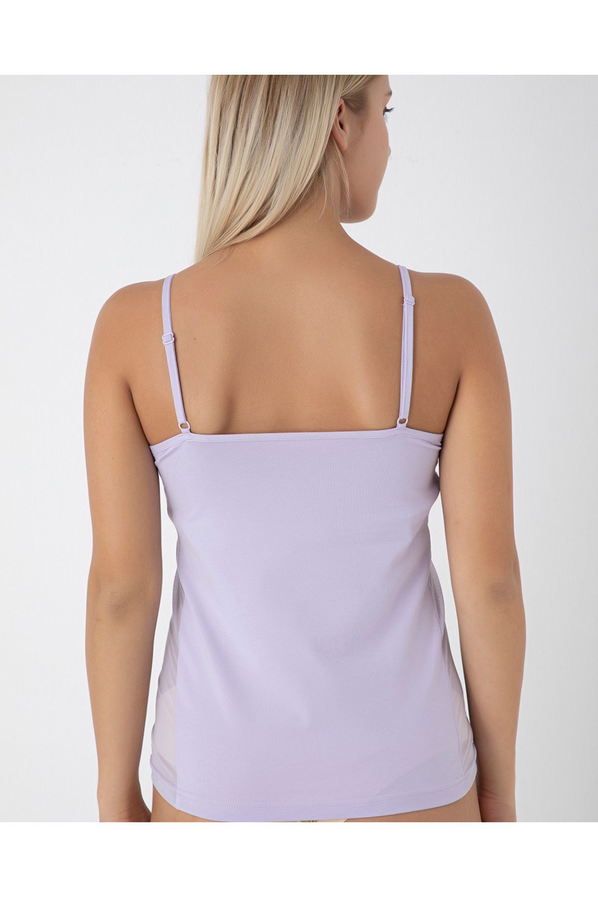 Askılı Dantel Detaylı Kadın Atlet Confeo 801 - Lila