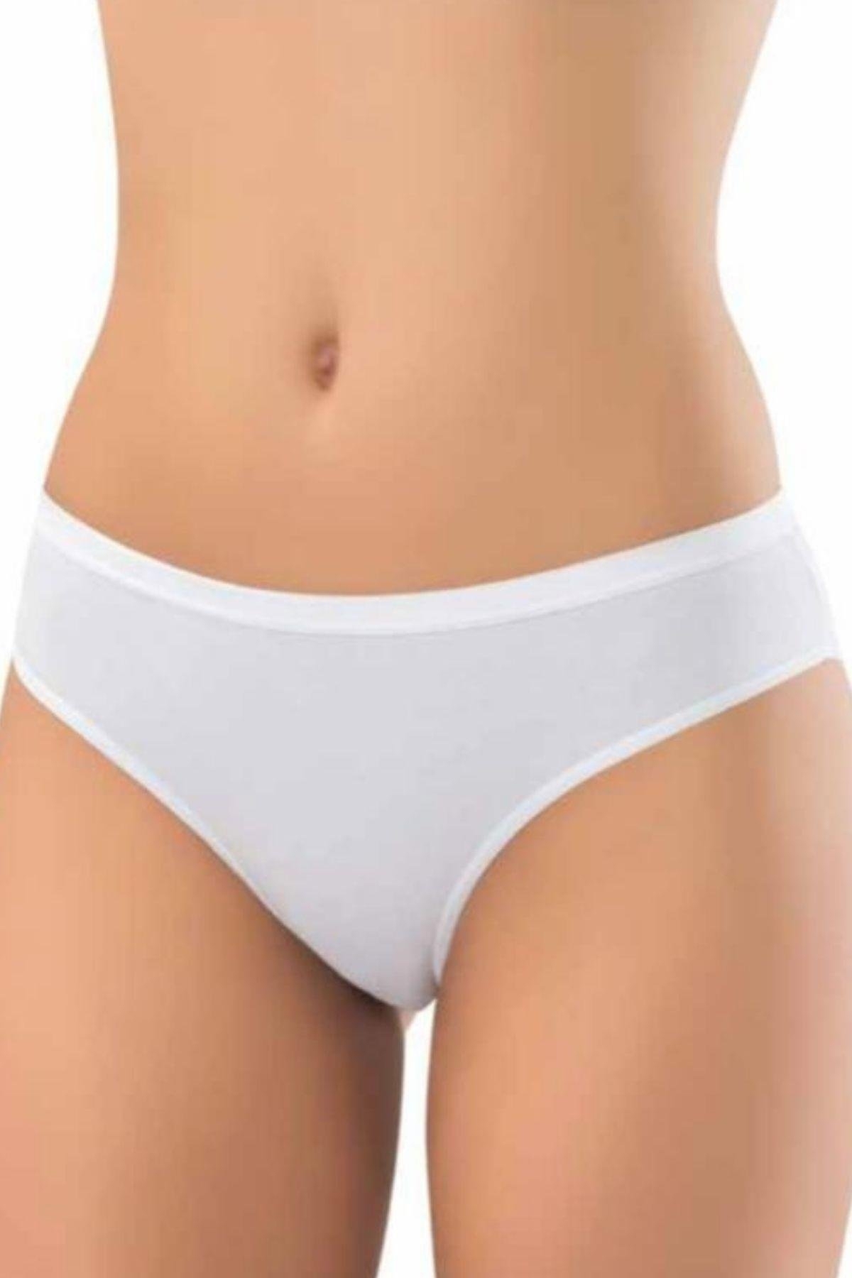 Yüksek Bel Destekli Slip Külot Anı 2850 - Beyaz