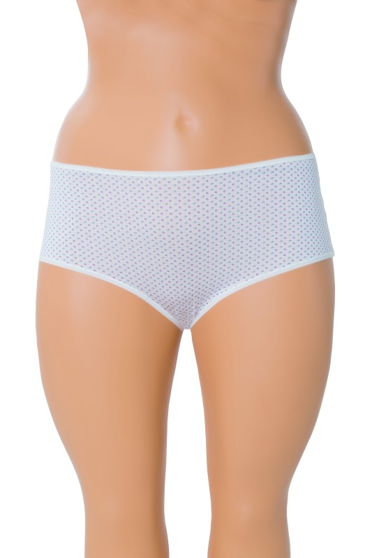 Yüksek Bel Likralı Baskılı Kadın Külot Öztaş 2737 - Asorti