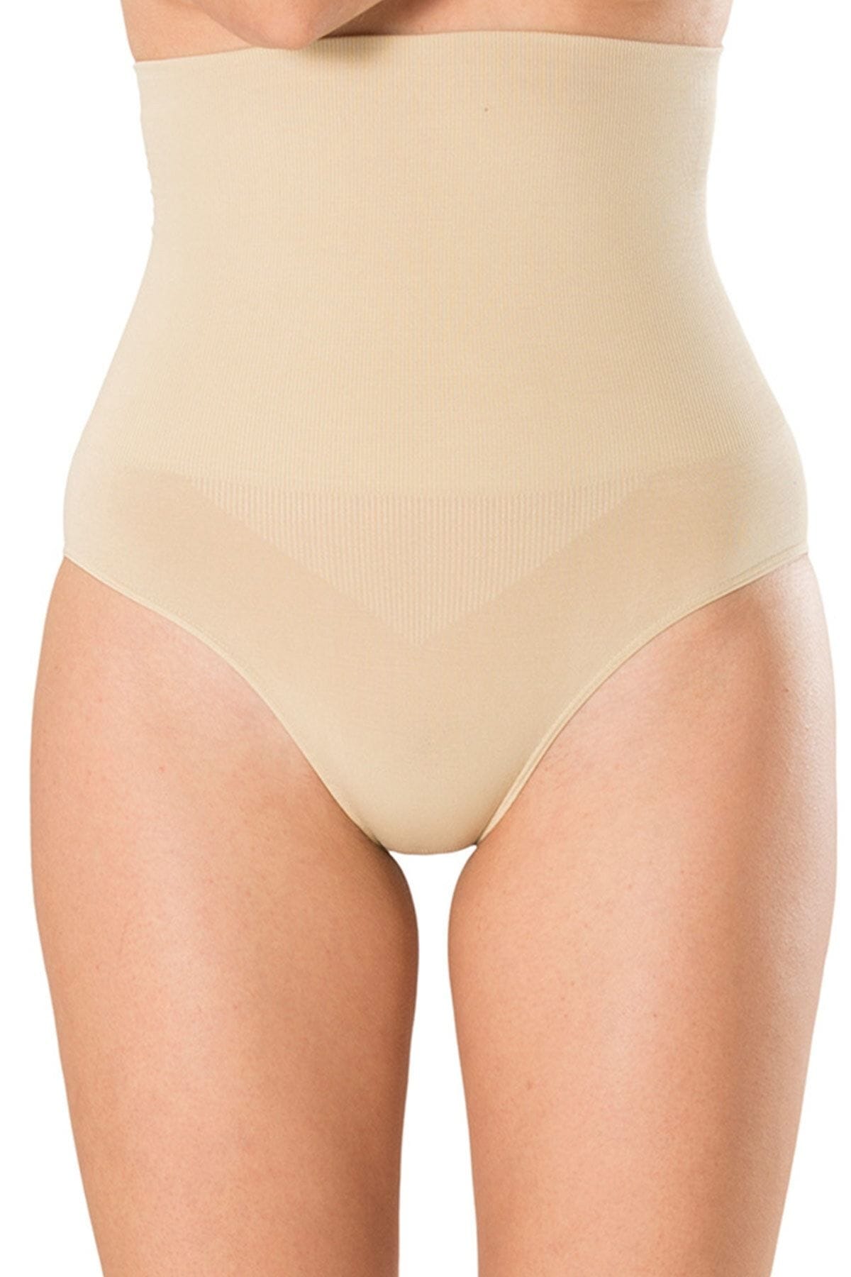 Yüksek Bel Dikişsiz Korse Kadın FormActive 1030 - Ten