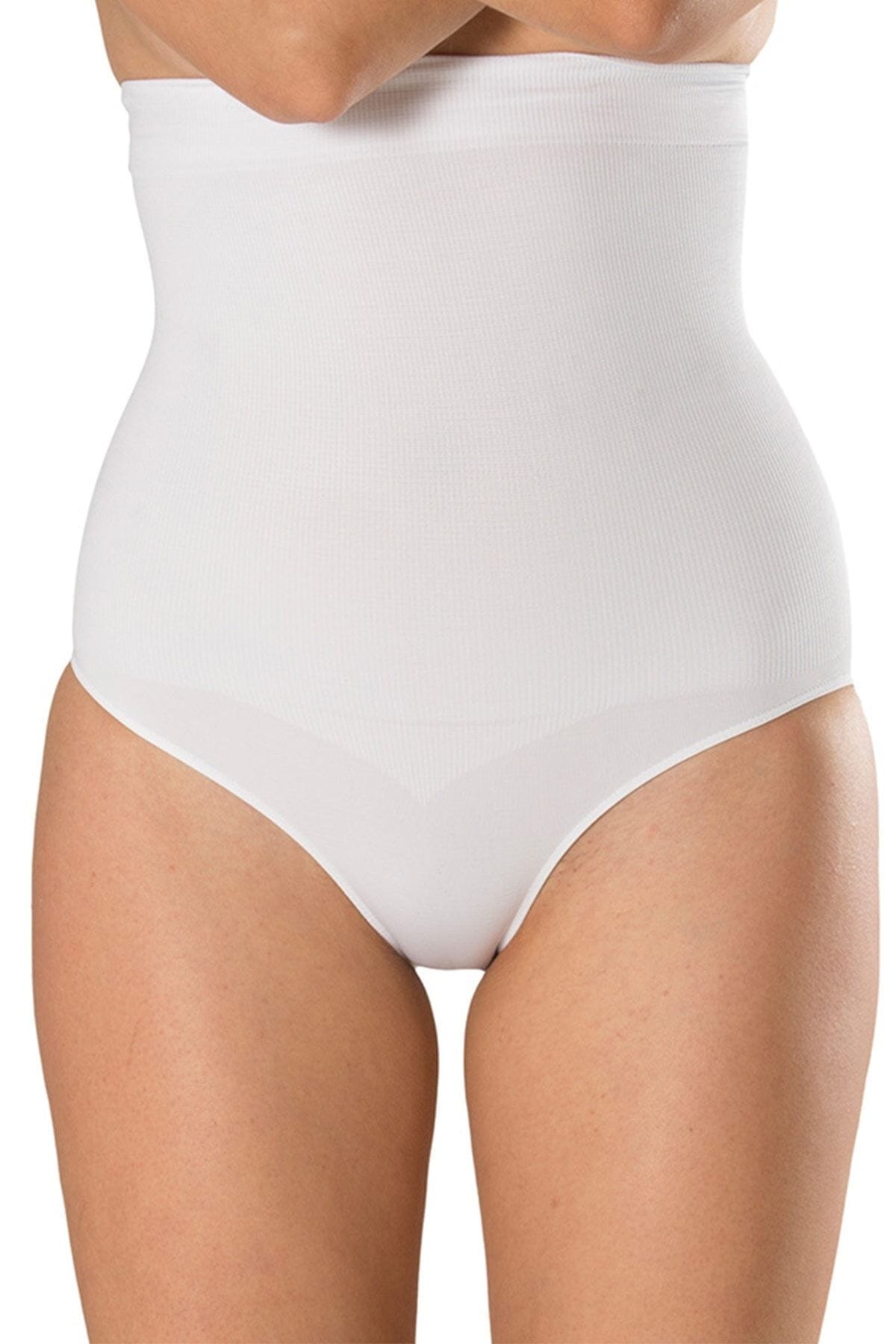 Yüksek Bel Dikişsiz Korse Yumuşak FormActive 2065 - Beyaz