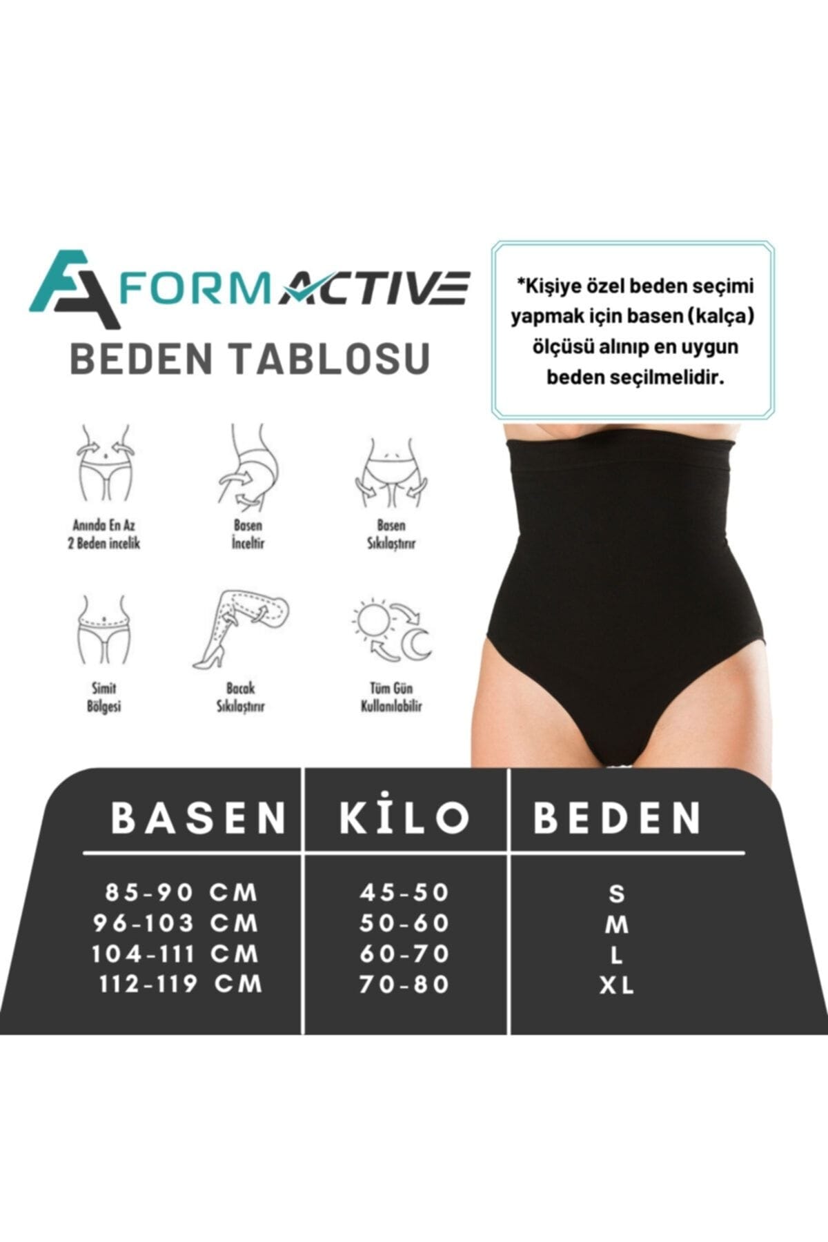 Yüksek Bel Dikişsiz Korse Yumuşak FormActive 2065 - Beyaz