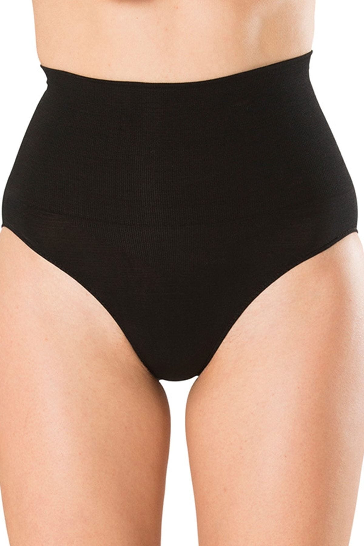 Yüksek Bel Dikişsiz Korse Kadın FormActive 2060 - Siyah