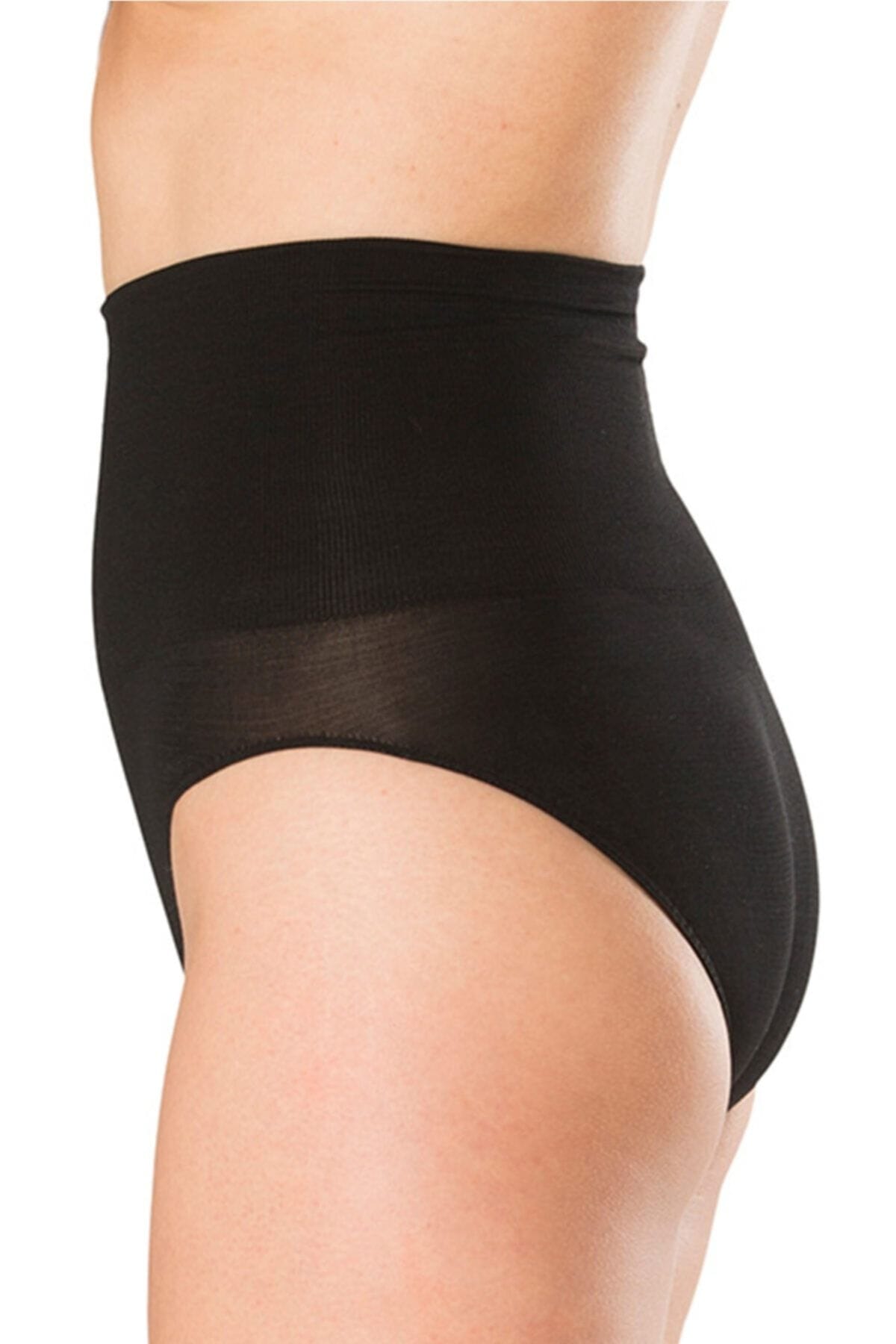 Yüksek Bel Dikişsiz Korse Kadın FormActive 2060 - Siyah