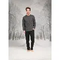 Yuvarlak Yaka Cepli Uzun Kollu Erkek Pijama Takım Doreanse 26K4597