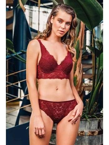 Dantel Detaylı Desteksiz Balenli Sütyen Takım Büşra 313