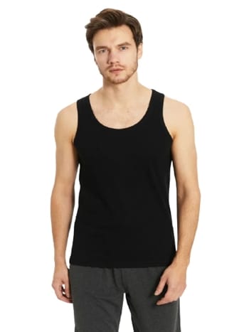 Pamuklu Ribana Askılı Atlet Güryıldız 24003