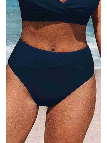 Yüksek Bel Bikini Altı Lacivert Angelsin MS42008 Lacivert