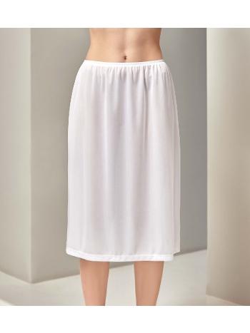 Diz Altı Jarse Kadın Jüpon Berrak 11006 