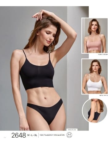 Lazer Kesim Kadın Büstiyer Berrak 2648