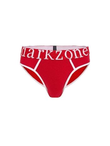 Likralı Biyeli Kırmızı Geniş Lastikli Erkek Slip Darkzone 6806