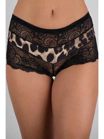 Leopar Desenli Yüksek Bel Boxer Kadın G-Box 915