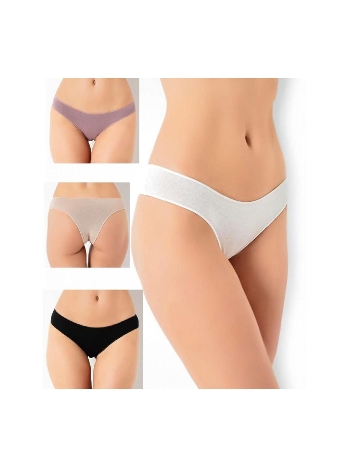 Yüksek Bel Esnek Pamuklu Külot 4'lü Paket Confeo 804-507