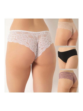 Yüksek Bel Destekli Dantelli Bikini Külot  Confeo 804