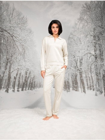 Pamuklu Polyester Cepli Pantolon Gömlek Yaka T-shirt Takım Doreanse 7137