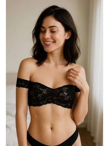 Dantel Transparan Jartiyer Takım Venlisa 8100