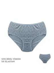 Karın Desteği Yüksek Bel Bikini Külot Dondeza 664