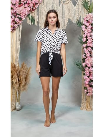 Modal Pamuk Elastan Kadın Pijama Takımı Doreanse 25Y4075