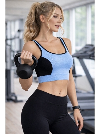 Kadın Dikişsiz Renk Bloklu Büstiyer DoReMi 002-T15452