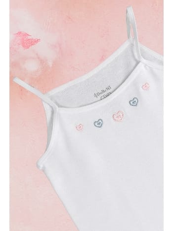 DoReMi %100 Pamuk İnce Askılı Kız Çocuk Atlet 002-221223