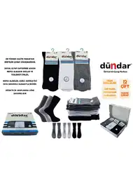 Koku Önleyici Dikişsiz Spor Çorap 12'li Dündar 4230