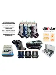 Dikişsiz Mor Kadın Patik Çorap Dündar 4308