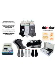 Dikişsiz Yapı Mor Kadın Patik Çorap Dündar 4308