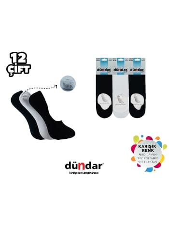 Kokulu Dikişsiz Yıkamalı Likralı Kadın Babet Çorap Dündar 8214