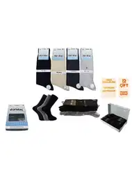 Pamuklu Antibakteriyel Dikişsiz Erkek Çorap 12'li Dündar 5039