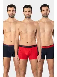 Likralı Desenli Erkek Boxer Cacharel 1339