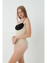 Göğüs Altı Askılı Dikişsiz Kadın Body Korse FormActive 1045