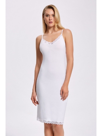 Dantelli Viskon Bayan Tunik Kadın Gecelik İlke 2414