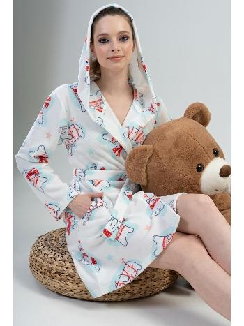 Kuşaklı Cepli Rahat Kadın Sabahlık Vienetta 203038