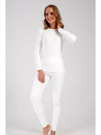 Uzun Kollu Termal Kadın Üst Fuşya Ten Vienetta 409003