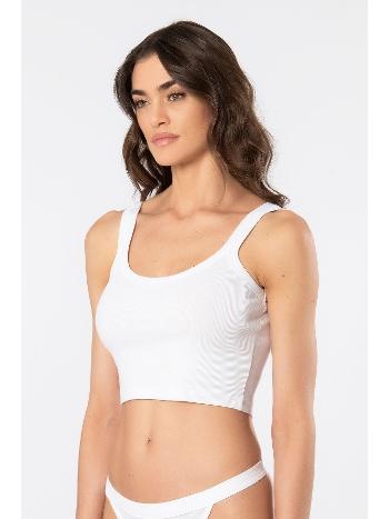 Kalın Askılı Ribana Crop Kadın Atlet Türen 3405