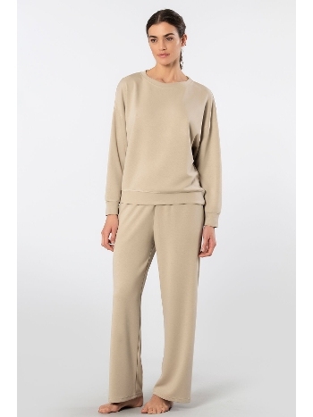 Viskon, Polyester, Elastan Boru Paçalı Kadın Eşofman Takımı Türen 3610