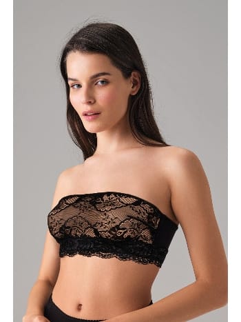 Dantel İşlemeli Straplez Sütyen Doreanse 5614