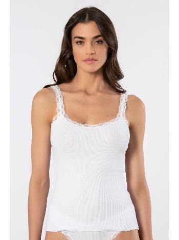 Pamuklu Dantelli İp Askılı Kadın Atlet Türen 926