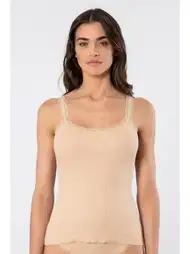 Yüksek Pamuklu İp Askılı Kadın Atlet Türen 926