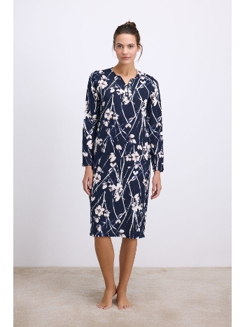 Kadın Uzun Kollu, Nefes Alabilen Yumuşak Kumaş, Konforlu ve Şık Günlük Ev Giyimi Anıl 11534